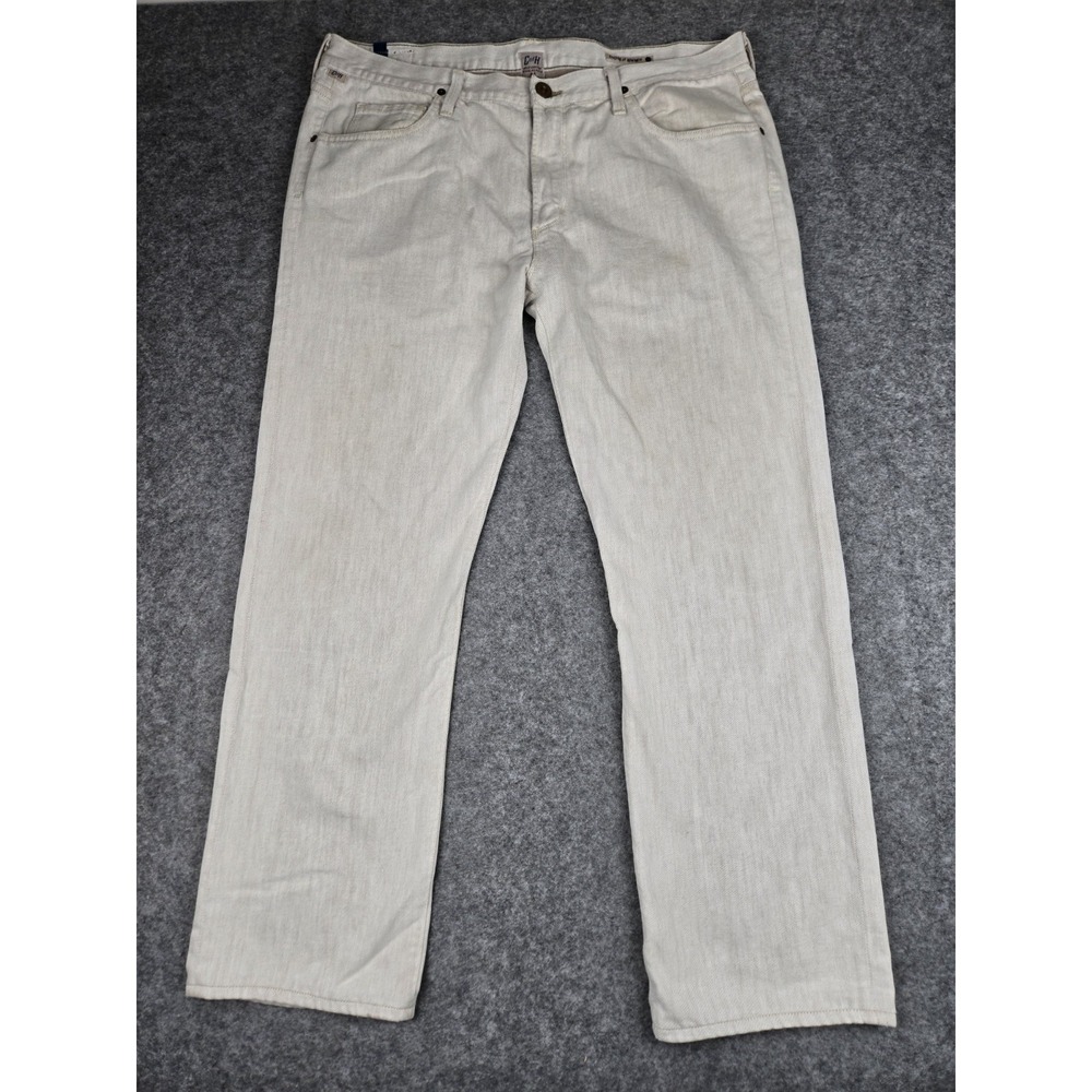 Citizens of Humanity Sid Pants Jeans Men's 38x30 Beige Sand Regular Straight USA